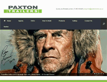 Tablet Screenshot of paxtontrailers.co.uk
